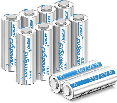 23A 12 Volt Battery Mn21/23 Lr23a L1028f 23a 12v Alkaline Battery for Ceiling Fan Remote Doorbell Flashlight 10pcs...