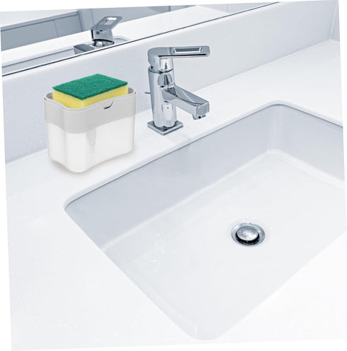 Amosfun 1 Set Soap Dispenser Sponge Kitchen Gadget Soap Pump Dispenser Kitchen Countertop Organizer...