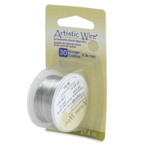 Artistic Wire 30 Gauge Stainless Steel Craft Jewelry Wrapping Wire Wire, 30 yd...