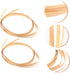 KALLORY 2 Material Rattan Basket Weaving Material Wicker Repair Kit Wide Strips Flat Coil Home Reeds Hand Decor Furniture DIY Reeds Supplies Mayo...