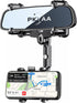 PKYAA Rearview Mirror Phone Holder for Car, 360° Rotating Rear View Mount with Adjustable Arm Length, Upgraded Four Corners Fixed Anti-Shake Multi...