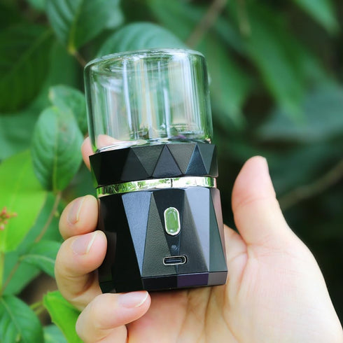 Mini Small Grinder Electric Grinder With USB Rechargeable Spice Grinder Automatic Onion Grinder...