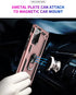for Samsung Galaxy Note 20 Case, Note20 5G Case with HD Screen Protectors, Military-Grade Metal Ring Holder Kickstand 15ft Drop Tested Shockproof ...