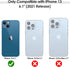 LOHASIC for iPhone 13 Case, Vintage Leather Thin Slim Luxury PU Soft Flexible Bumper Non-Slip Grip Shockproof Anti-Scratch Full Body Protective Co...