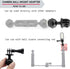 Ball Mount Adapter,Compatible with RAM Ball Head Mounts Compatible Gopro Series/AKASO/DJI/OSMO/SJCAM Sports Camera,Aluminum Alloy Ball Action Came...