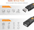 USB Splitter, ELECTOP 2 Ports USB A Hub, Dual Female Y Charging Splitter Cord Support iOS & Android System Data Sync & Charging...
