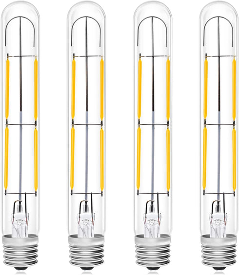 Bonlux 4W LED T6.5 Tubular Filament Bulb Dimmable, E17 Intermediate Base T6.5 LED Appliance Light 5.7" Length 40W Incandescent Equivalent for Free...