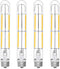 Bonlux 4W LED T6.5 Tubular Filament Bulb Dimmable, E17 Intermediate Base T6.5 LED Appliance Light 5.7" Length 40W Incandescent Equivalent for Free...