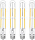 Bonlux 4W LED T6.5 Tubular Filament Bulb Dimmable, E17 Intermediate Base T6.5 LED Appliance Light 5.7" Length 40W Incandescent Equivalent for Free...