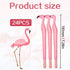 24PCS Flamingo Gel Pens,Cute Pink Cartoon Animal Pens,Suitable for Students Teachers School Office Supplies,Party favours, birthday gifts and more...