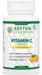 Halal Vitamin C 500mg Tablets with Rose Hips Supports Immune System, Natural Antioxidant with Citrus Bioflavonoids - Vegan - Gluten-Free - 2 Month...