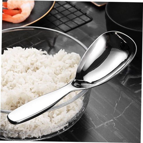 Serving Spoon Serving Spoon Appetizer Spoons Metal Serving Spoons Stainless Steel Serving Utensils Non Stick Rice Scooper Potato Spoon Food Servic...