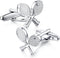 HONEY BEAR Tennis Racquet Silver Sport Cufflinks for Mens Shirt Wedding Gift...