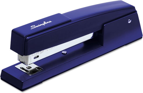 Swingline Stapler, 30 Sheet Capacity, 747 Classic Stapler, Jam Free, Metal, Royal Blue (74724)...