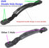 4Pcs 2 Hole Kayak Canoe Carry Handles, Kayak Boat Side Mount Paddle Park Handles - 8 Pcs Pad Eye with 32 Pcs Screws for Boat Kayak Deck Rigging Ki...