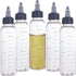 BENECREAT 12 Pack 110ml Transparent Plastic Dispensing Bottle with Twist Cap and Graduated Measurement for Liquids, Inks, Oils, Arts and Crafts...