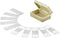 AmScope PB10 10 PC Prepared and Blank Microscope Glass Slides...