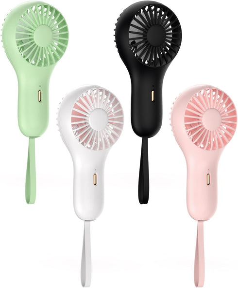 Handheld Fan Mini Portable Fan Hand held Fan, 3 Speed Personal, 3-10 Hours Operated Small Makeup Eyelash Fan for Women Girls Indoor Outdoor Travel...