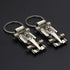 3D F1 Race Car KeyChain Driver Keyfob gift for father husband boyfriends Metallic Medium...