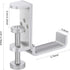 all aluminum foldable headphone holder for desk, headphone hook for desk,backpack hook for desk,space save universal headphone stand for gaming PC...