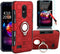 Case Compatible with LG Stylo 4/Q Stylo/Stylus 4/Stylo 4 Plus with HD Screen Protector,Dual Layer Shockproof Case with 360 Degree Ring Kickstand F...