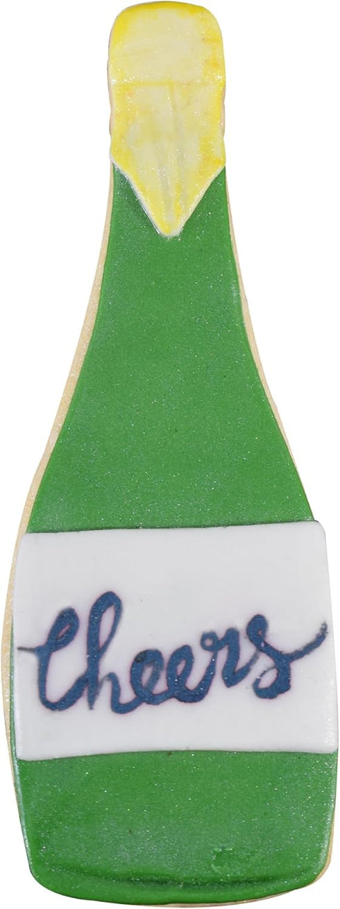 R&M International Handsome Gents Cookie Cutters, Bow Tie, Top Hat, Moustache, Champagne Bottle, Neck Tie, 5-Piece Set,Multicolor...
