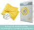 OWLOWLA Swaddle Blanket and Hat Set Newborn Swaddle Wrap Baby Receiving Blanket for Baby Boys Girls(Yellow)...