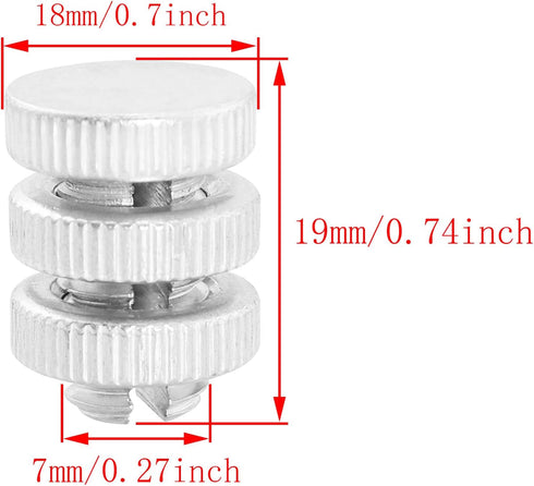 Electric Fence Connector TAODAN 20PCS Aluminium Alloy Split Bolt Joint Clamp Wire Connector for Electric Fence Wire, Thread Wire Slotted Bolt...