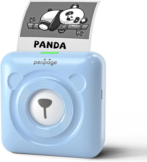 A6 Mini Printer, Portable Thermal Printer, Mini Sticker Printer, Bluetooth Connected Phone, Compatible with iOS and Android, Printable Labels, Rec...