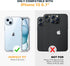 Diaclara Designed for iPhone 15 Case, Full Body Rugged Case with Built-in Touch Sensitive Anti-Scratch Screen Protector, with Camera Lens Protecto...