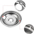4 Pack Chrome Reflector Bowls Universal Drip Pan Kits Gas Stove Burner Rings Compatible for Whirlpool W10278125 W10196405 W10196406