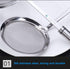 Strainers Fine Mesh, SUS 304 Premium Stainless Steel Fine Mesh Food Strainer Kitchen Colander Sieve Sifter Hand-held Oil Spoon Seives with Good Gr...