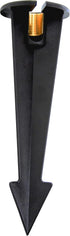9 Inch In Ground Stake with Solid Brass 0.5 Inch NPT Thread and Side Wireway for Easy Installation, Outdoor Lights Garden Stakes for Landscape Lig...