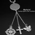 Kivosliviz Car Charm for Rear View Mirror Women Religious Car Decor Trucker Hanging for Men Rearview Mirror Charms...