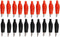 20Pcs Alligator Clips Black Red Soft Insulated Boots Covered Test Lead Clamp-(large)...