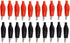 20Pcs Alligator Clips Black Red Soft Insulated Boots Covered Test Lead Clamp-(large)...