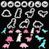 14 Pcs Dinosaur Clay Cutters Mini Dinosaur Shaped Earring Making Tool Kit Cute Jewelry Modeling Polymer DIY Supplies Embossing Animal Earring Mold...