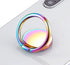 Rainbow Phone Ring Finger Holder Kickstand,360° Rotation Iridescent Cell Phone Ring Grip Stand for Phones/Pads...