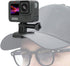 SUREWO Baseball Hat Clip Mount Baseball Cap Clamp Quick Release Mount Compatible with GoPro Hero 12 11 10 9 8 7 6 5 Black,DJI Osmo Action 4/3/2,AK...