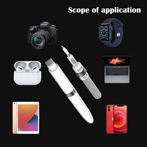 Airpod Cleaner Kit,Cleaning Pen 4 in 1 Multi-Function Cleaner Set Tool Soft Brush for Computer/Camera/Phone Accessories for Gifts......