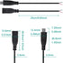 USB C Connector DIY Solderable 2 Wire Power Supply Extension Cable Charger Connector Plug 2 Pin Line for PCB USB to DIP Adapter for Arduino, LED S...