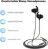 Sleep Earphones, Noise Isolation 3.5mm Sleep Headphones Wired, Lightweight Soft Silicone Earbuds with Mic for Insomnia, Side Sleeper, Snoring, Air...