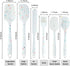 Silicone Spatula Set 6 Piece Heat Resistant Rubber Spatulas Set for Baking Cooking and Mixing Kitchen Utensils Seamless One Piece Spatula with Sta...