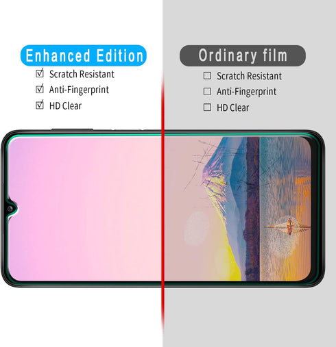 Slanku (3 Pack) Screen Protector for Samsung Galaxy A12 Tempered Glass, Bubbles Free, Anti-Scratch, Easy to install, Case Friendly, 9h-Hardness......