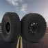 1/16 RC Truck Rubber Tire Black Wheel Tyre Compatible with C-34 1/16 4WD Military Car Parts...