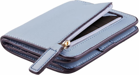 Toughergun Wallet Women Rfid Blocking Small Compact Bifold Luxury Leather Pocket Wallet Ladies Mini Purse with ID Window...