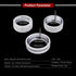 LECART Bling AC Knob Covers Fit for Jeep Grand Cherokee 2014 2015 2016 2017 2018 2019 2020 2021 Crystal Auto Interior Decoration Accessories Metal...