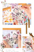 200 Sheets Scrapbooking Journaling Supplies, Vintage Decoupage Paper Scrapbook Paper Book, Flower Scrapbook Junk Journal Supplies Decopodge Paper ...