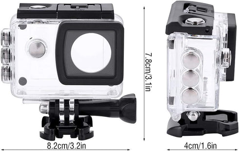 Waterproof Housing Case for SJAM SJ5000/SJ5000 WiFi/SJ5000 Plus,Waterproof Case Diving Protective Housing Shell for SJAM...