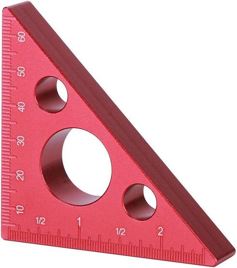 Carpenter Ruler, Woodworking Tools Right Angle Ruler, Aluminum Alloy Woodworking Measuring Tool for Roofers Builders...